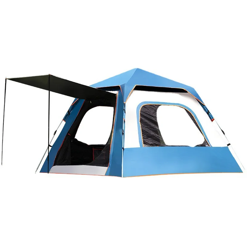 

Outdoor Tent Hexagonal Camping Multi-person Large Space Rainproof Camping Outing Equipment Fully Automatic Simple And Portable