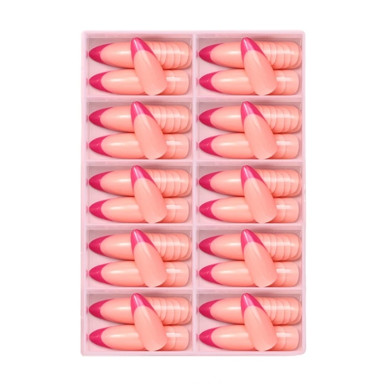 120 наклеек с полным покрытием для ногтей пресс французского маникюра