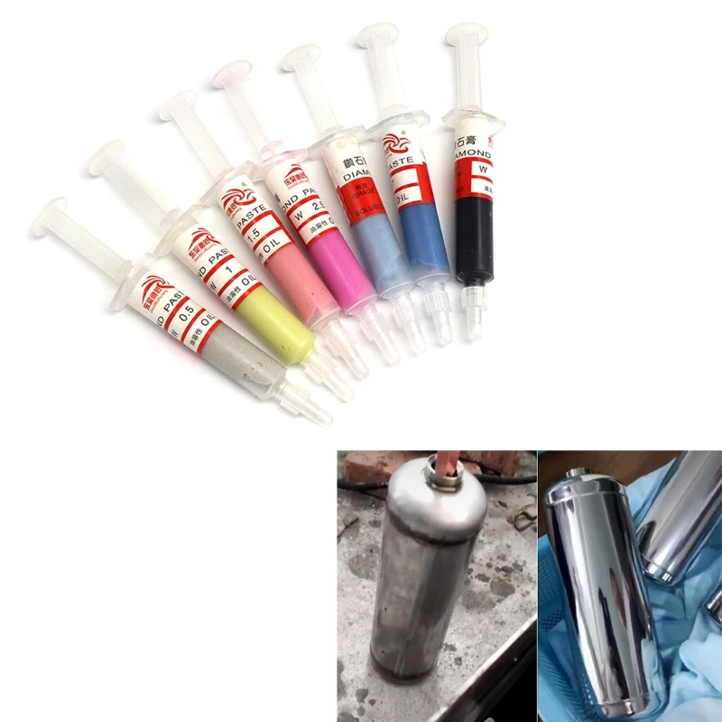 

Паста для алмазной полировки, 0,5-40 микрометров, 5 грамм, 12 шт.