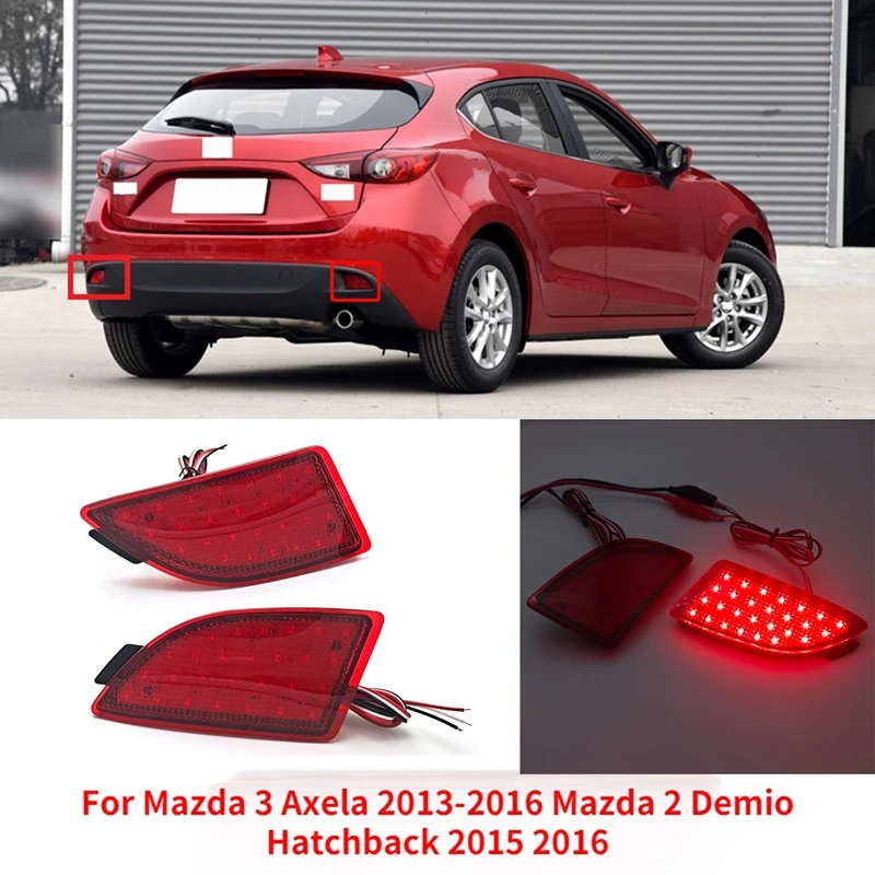 

Светодиодный отражатель светильник Mazda 3 Axela Hatchback 2013 2014 2015 2016