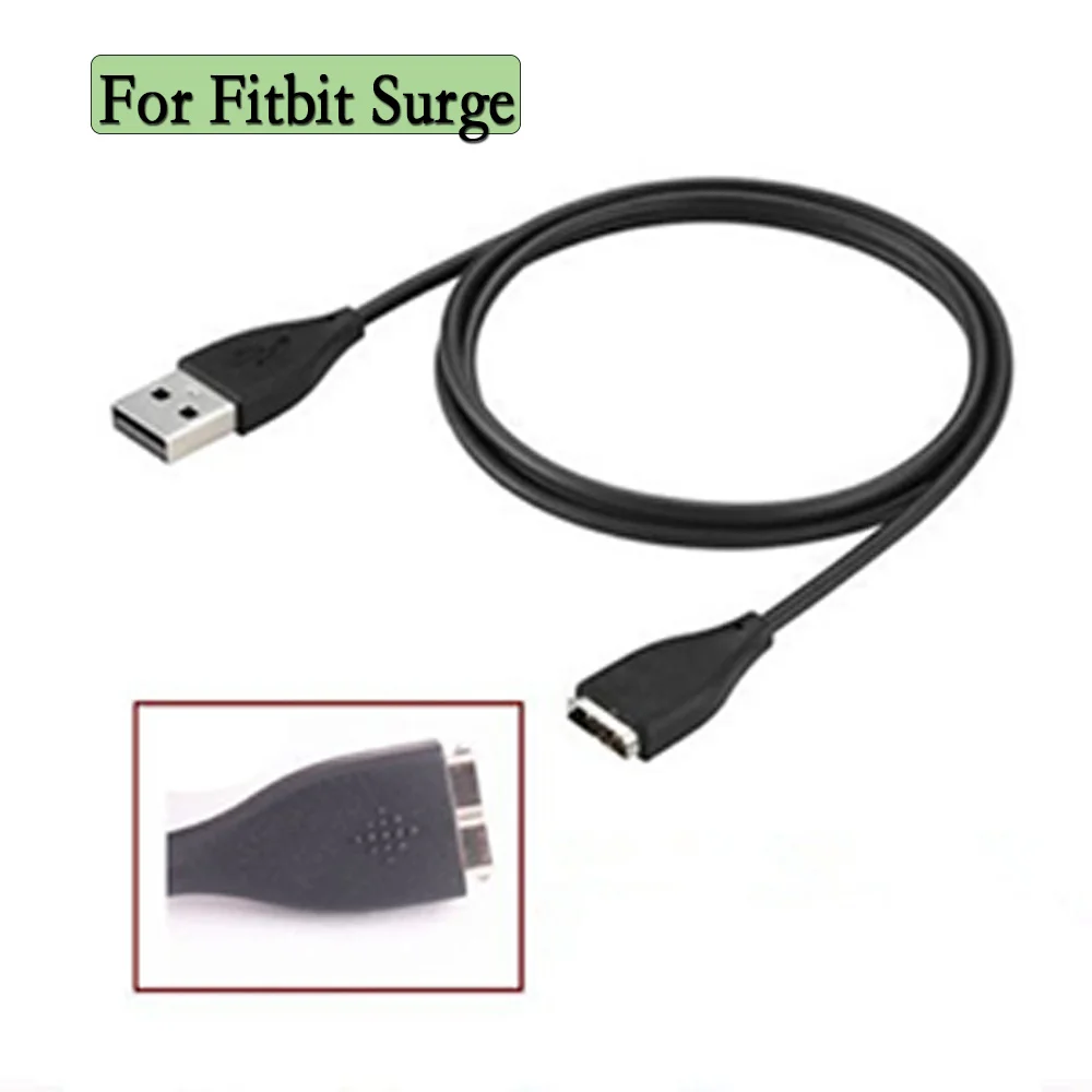 

Charger For Fitbit Surge 1M USB Charge Cable Charging Data Charger Power Adapter Watch Accessories