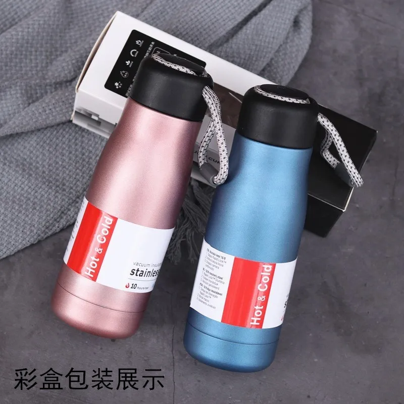 Вместительная бутылка для воды из нержавеющей стали вакуумные фляжки термосы