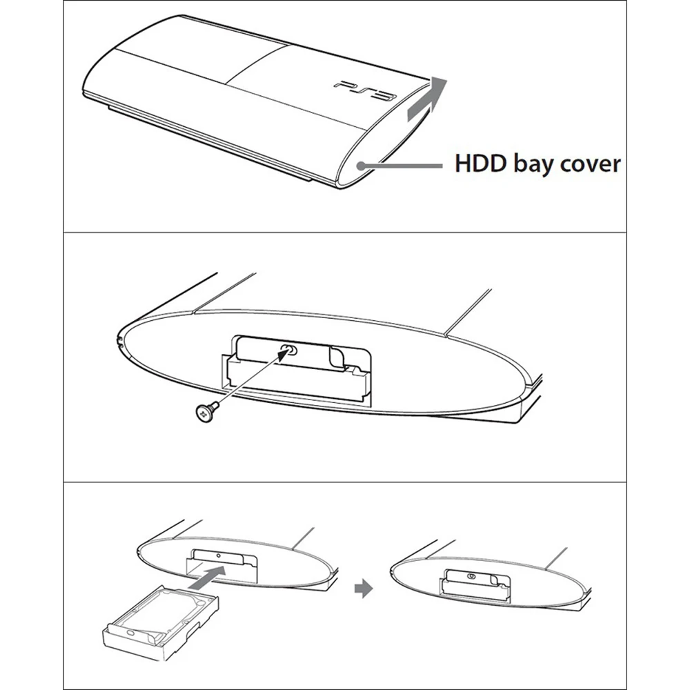 Кронштейн для жесткого диска PS3 Тонкий HDD 4000 Базовый диск поддержка Sony Playstation 3 PS
