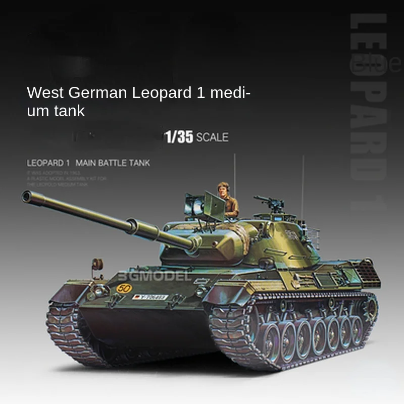 

NXS 1/35 German Modern Leopard 1 Medium Tank Attached Soldier Model Resin Model Kit Resin Military Model Assembling Models