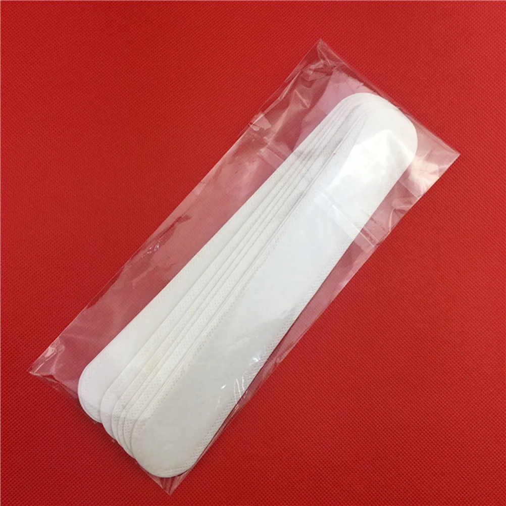 

30 Pcs Hard Hat Liners Disposable Collar Pads Caps Sweatband Neckline Disposable Sweatband Caps Sweat Pad