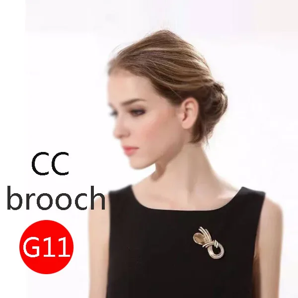 

G11 Fashion Brooch Personality Trend Jewelry Letter Shape High Quality Gifts for Lovers