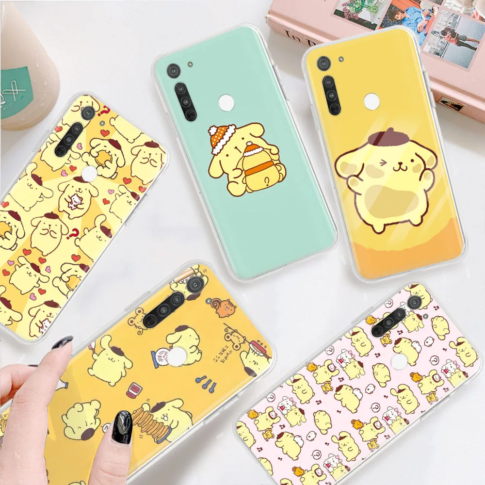 

Pom pom Purin Soft Transparent Case for LG K11 Plus K12 Prime K22 K40S K41S K51S K50S K61 K71 K52 K42 K62 Q61 Q52 K92 Q60 Max