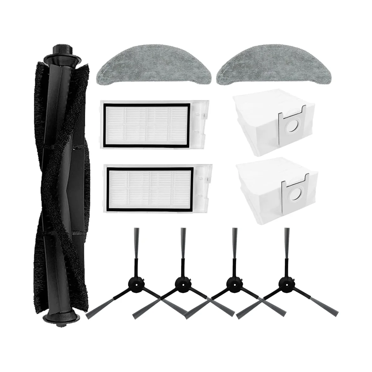 

Replacement Accessories Set for EVE Plus Robot Vacuum Main Side Brush Hepa Filters Mop Pads Dust Bags Parts