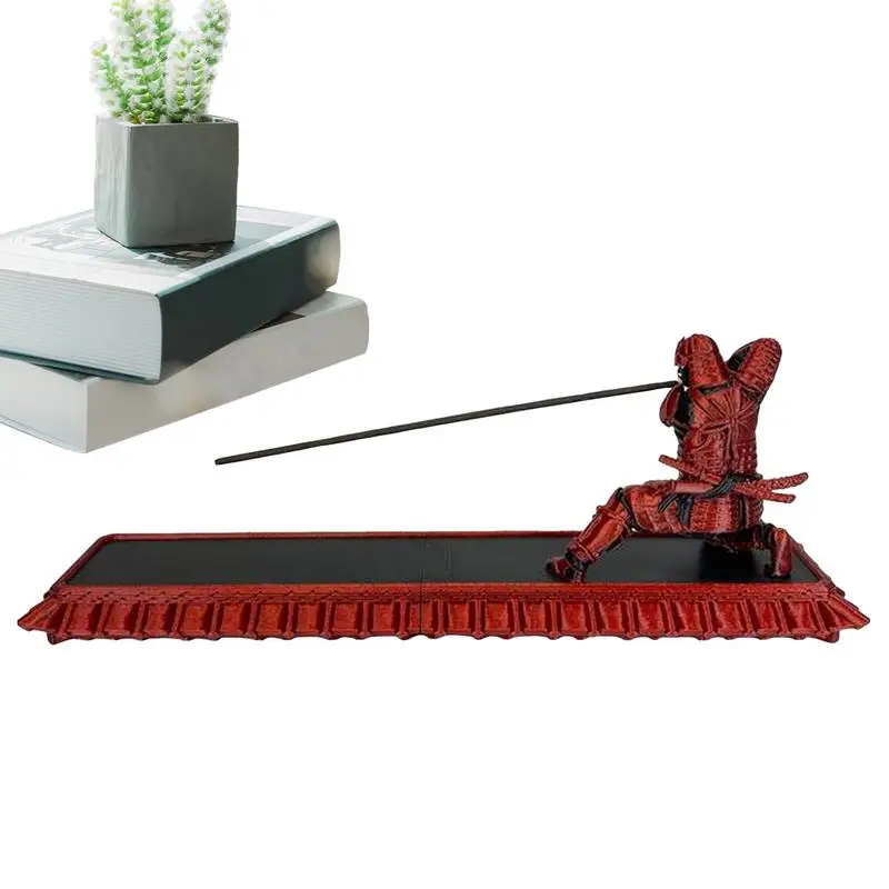 Держатель для благовоний воина курильница медитации статуя декор японский воин