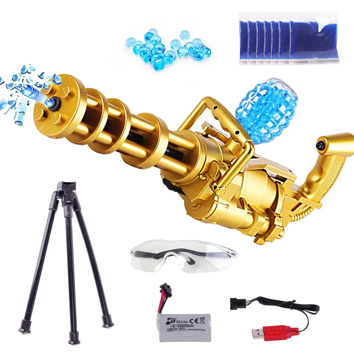 

Пистолет гелевый автоматический для игр на открытом воздухе