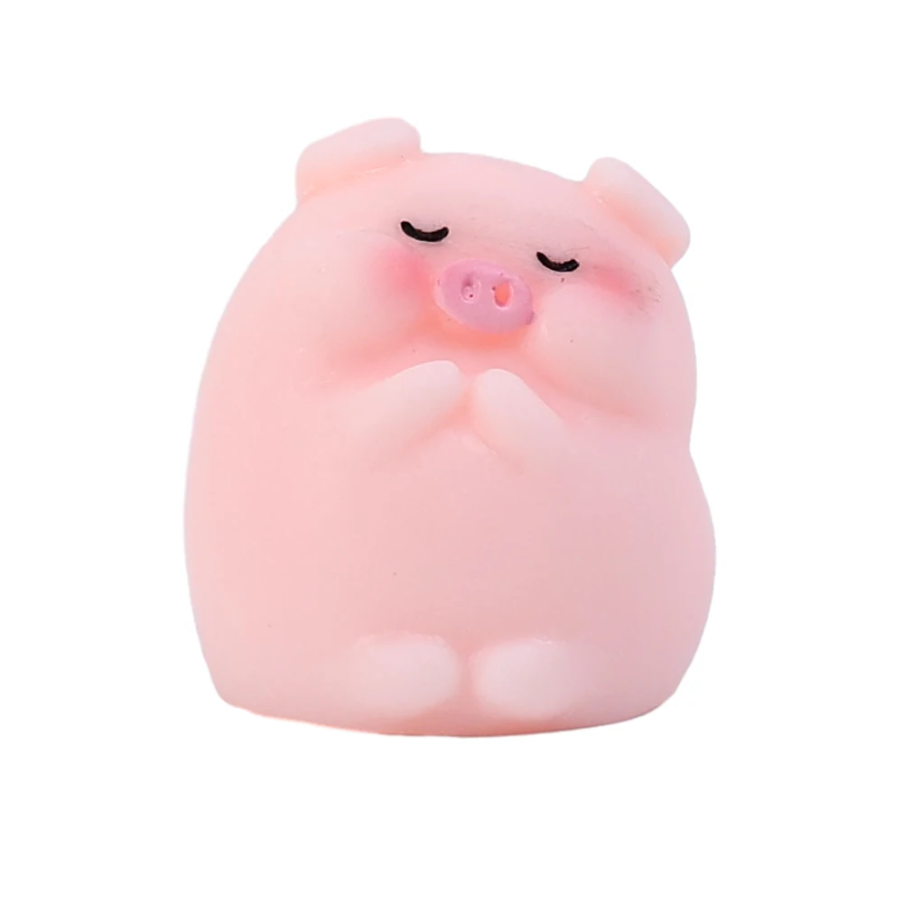 

Миниатюрные украшения в виде поросенка для автомобиля, украшение «сделай сам» для центральной консоли, Мультяшные домашние фигурки из смолы для поросенка, миниатюрные настольные украшения