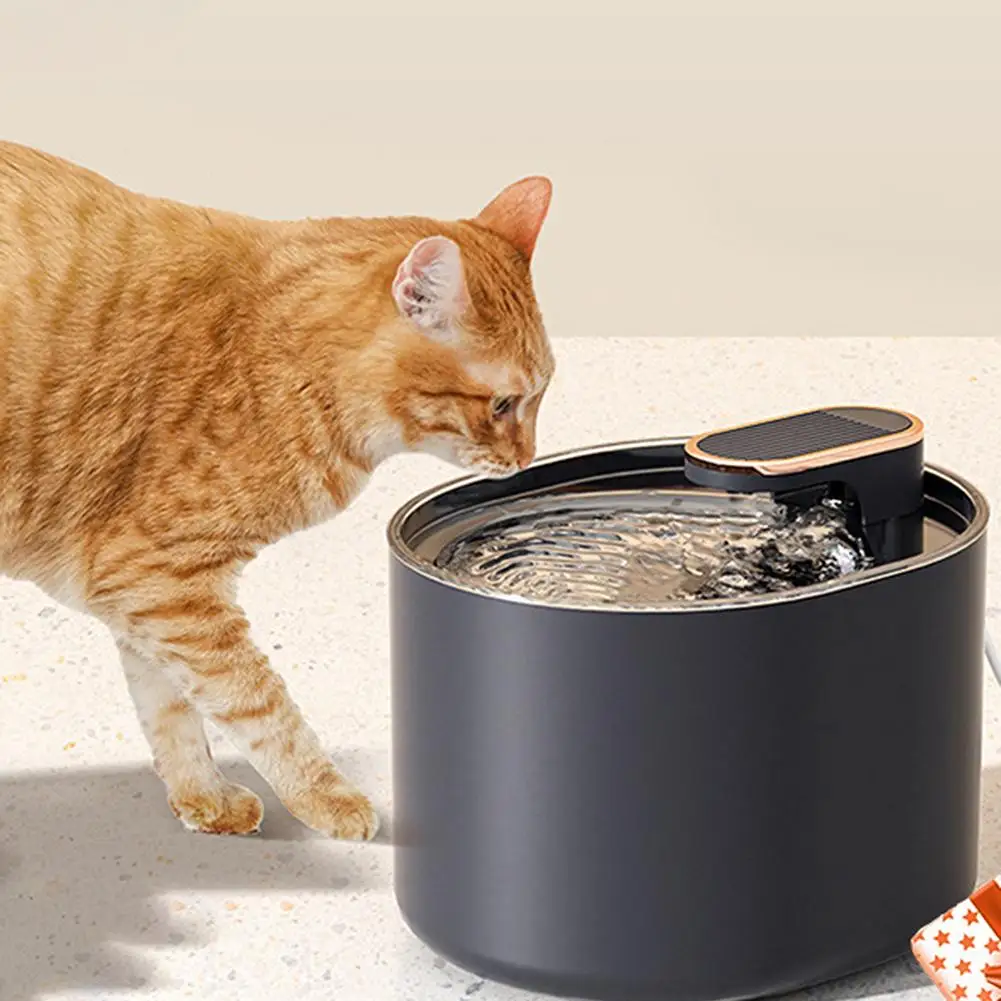

Pet Cat Water Dispenser 3l Large Capacity Split Design Automatic Circulation Water Fountain Drinking Bowl