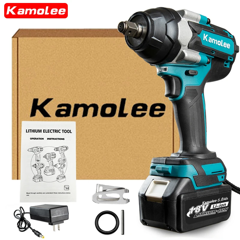 

Kamolee Tool 1800Nm High Torque Brushless 1/2" Impact Wrench DTW700 (1 Battery + Carton)