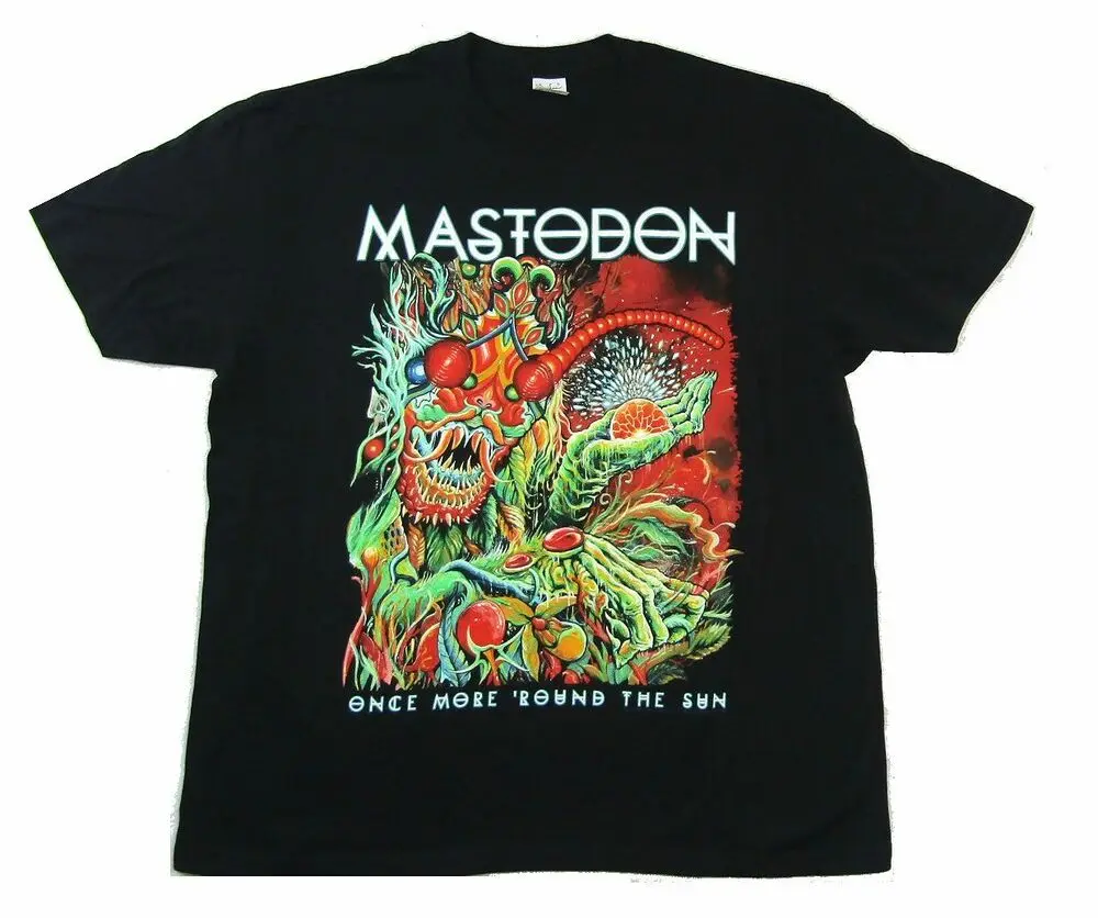 

Mastodon Once More Round The Sun Tour Mar-Aug Black T Shirt New Merch