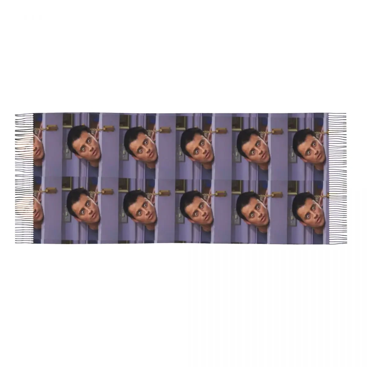 Забавный шарф с принтом на заказ для мужчин и женщин Осень-зима теплые шарфы