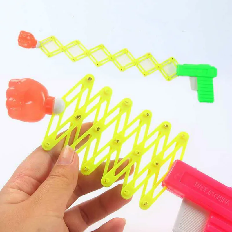 

5/10/20PCS Retractable Fist Shooter Trick Toy Gun Child Kids Plastic Party Festival Gift For Classic Elastic Telescopic Fist Toy