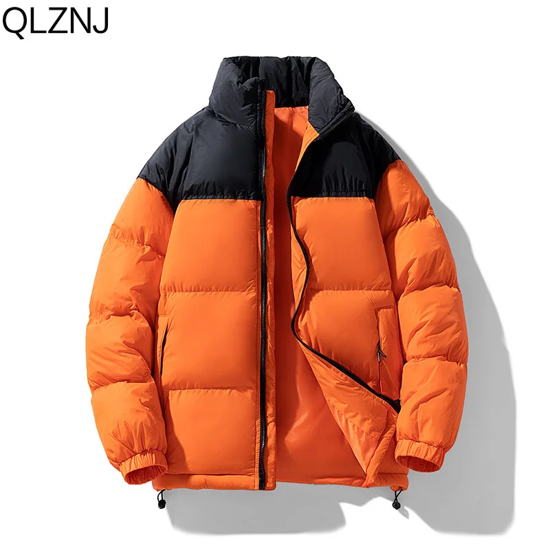 Cotton Padded Jacket Men 2023 Autumn Winter New Thick Warm Stand Collar Unisex Parkas Streetwear Oversize Casual Puffer Coat 4XL