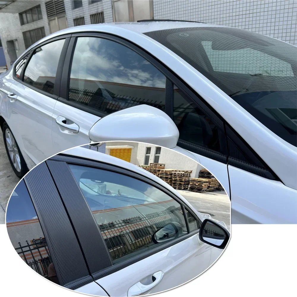 Для Ford Fusion Mondeo 2013-2020 седан окно хромированные удаленные затемняющие стойки ABC