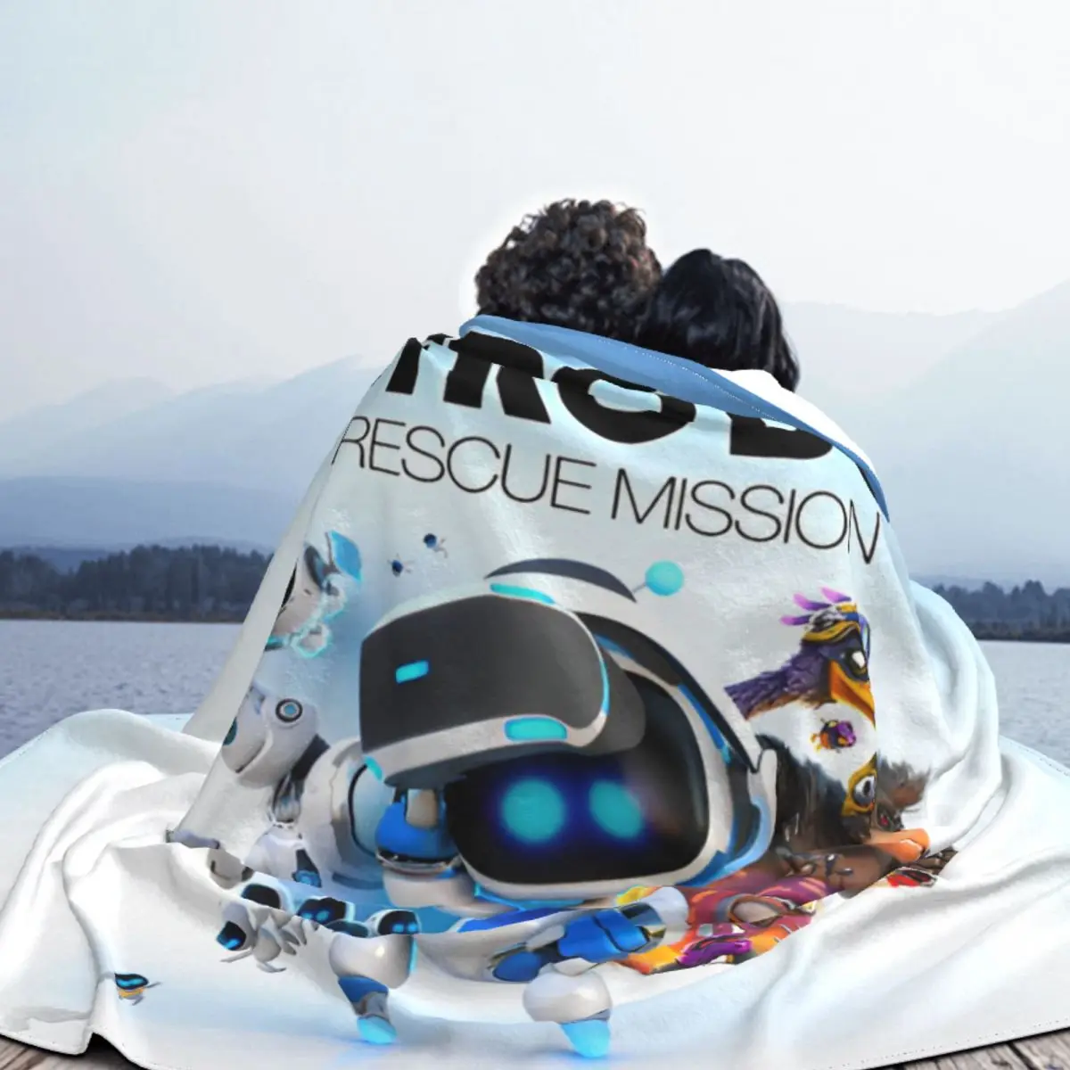 Забавные игровые одеяла Astrobot фланелевое винтажное дышащее одеяло для украшения