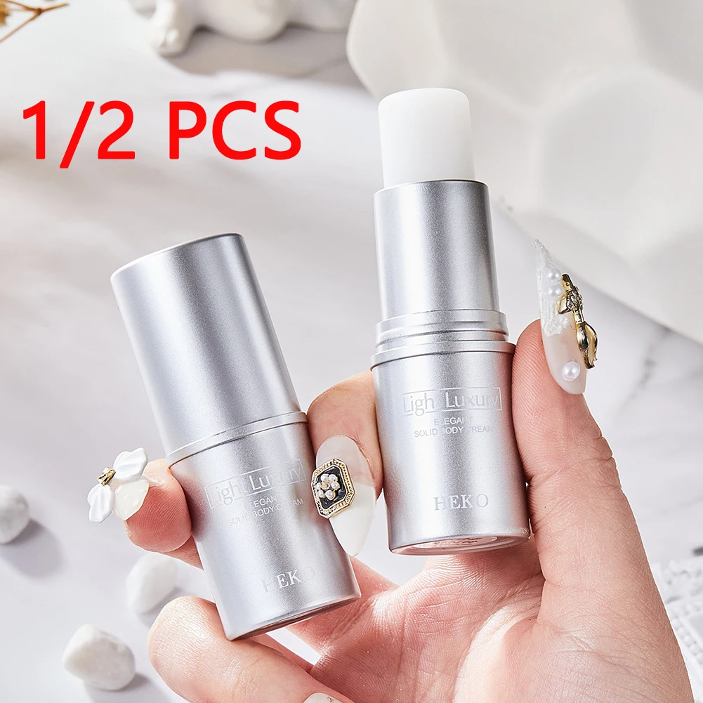 1/2PCS Women Men Solid Perfume Portable Solid Balm Mild Long Lasting Fresh Aroma Deodorant Fragrance Body Antiperspirant