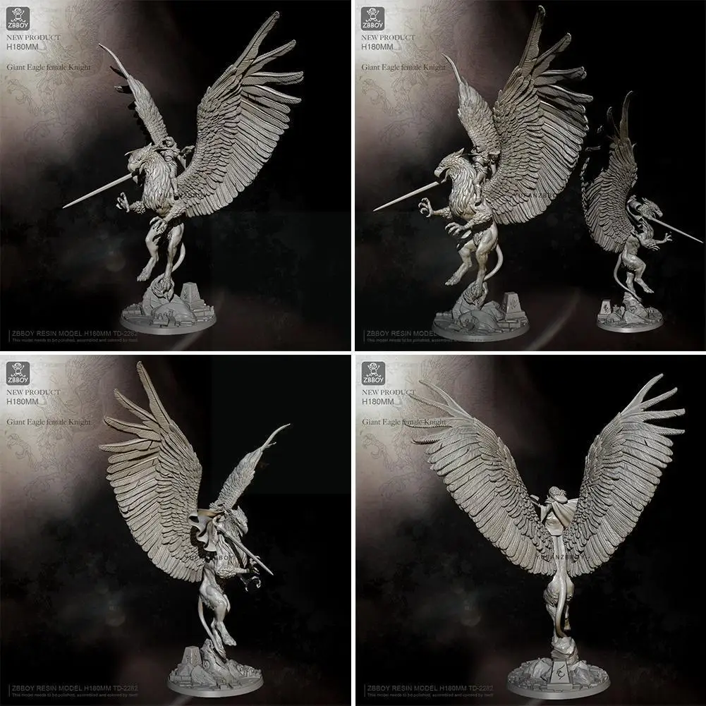 

180mm Warhawk Female Knight Resin Soldier S7g8