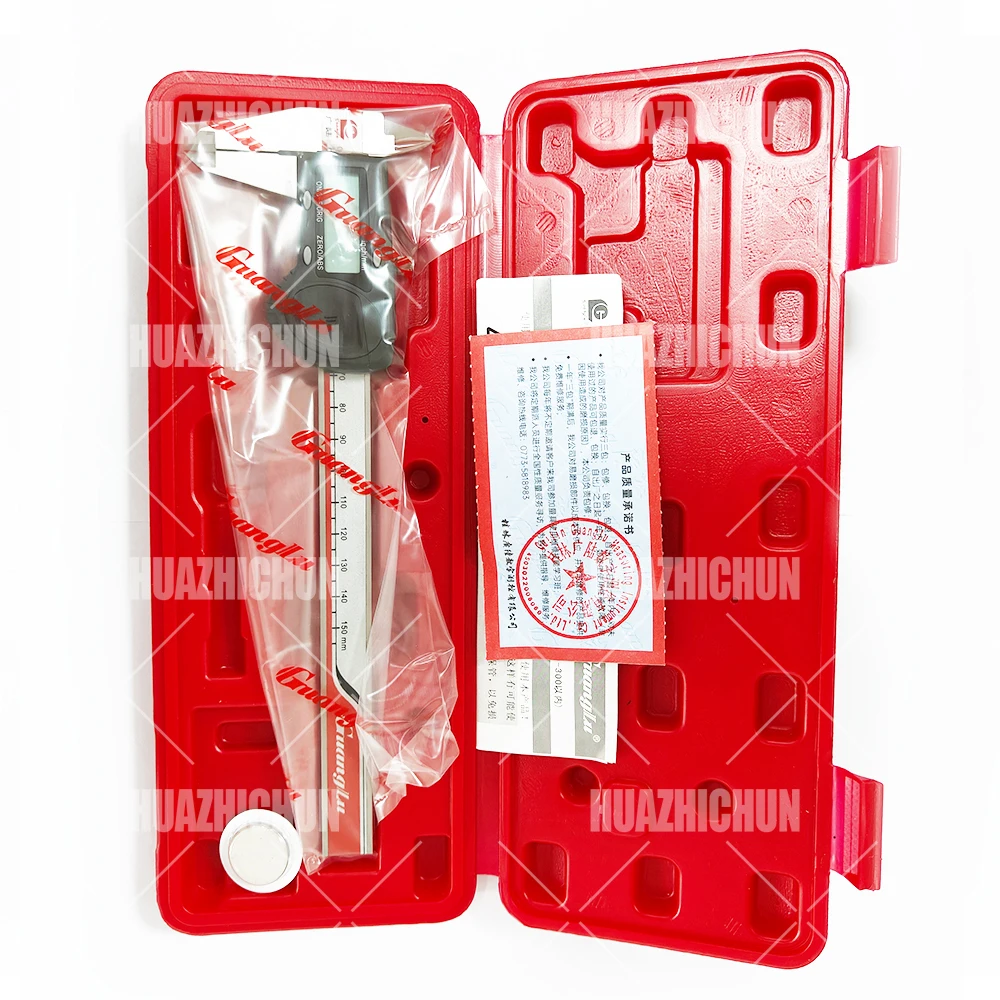 Цифровой электронный нониус HUAZHICHUN 110-201 GuangLu из нержавеющей стали