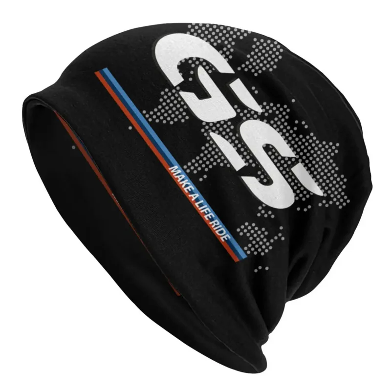

Make A Life Ride GS Motorcycle Adventure Bonnet Beanie Knitting Hat Women Men Unisex Warm Winter Skullies Beanies Caps for Ski