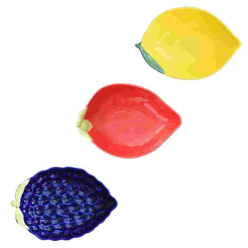 

3Pcs Convenient Durable Practical Delicate Creative Dessert Fruit for Home