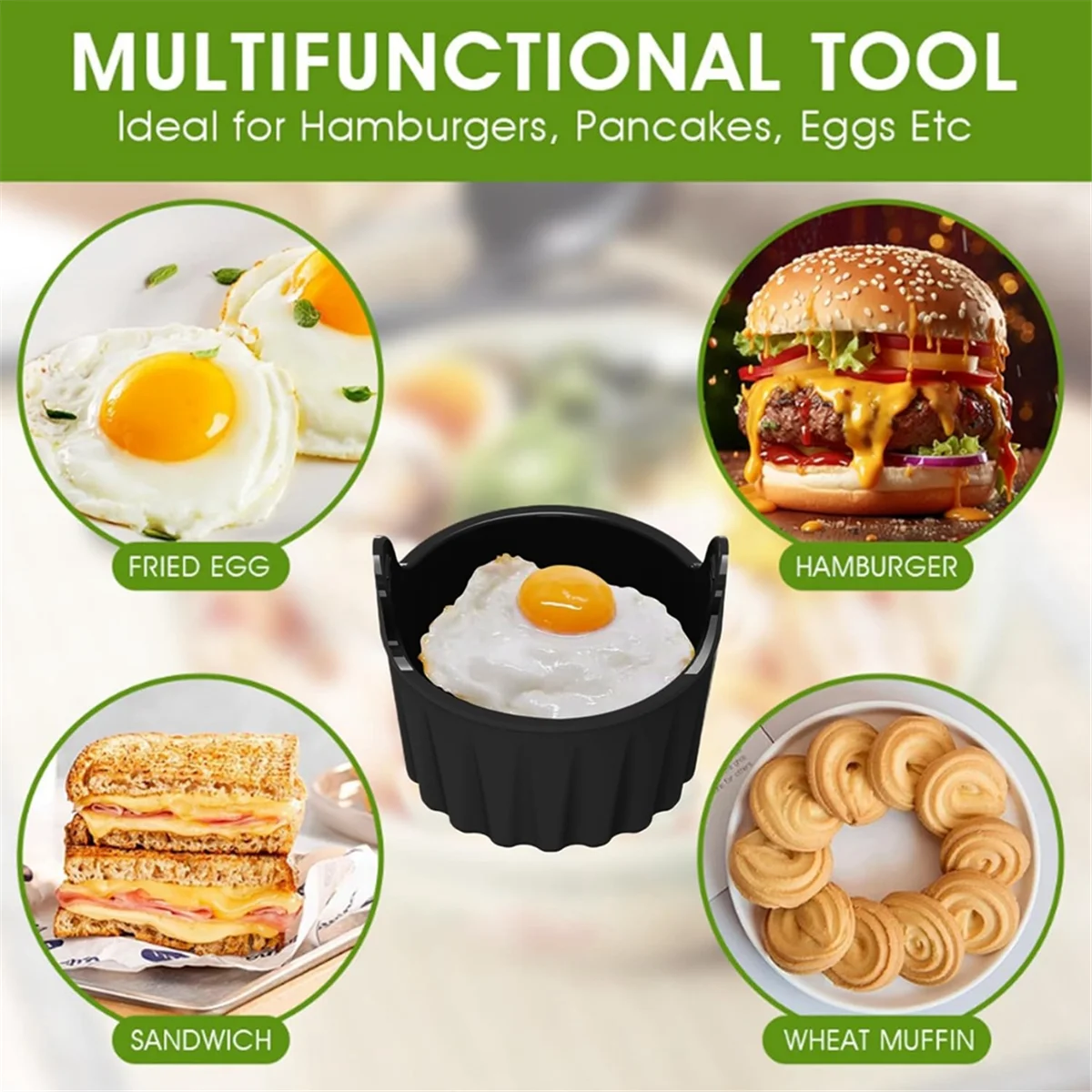 6 шт. силиконовые формочки для кексов микроволновки