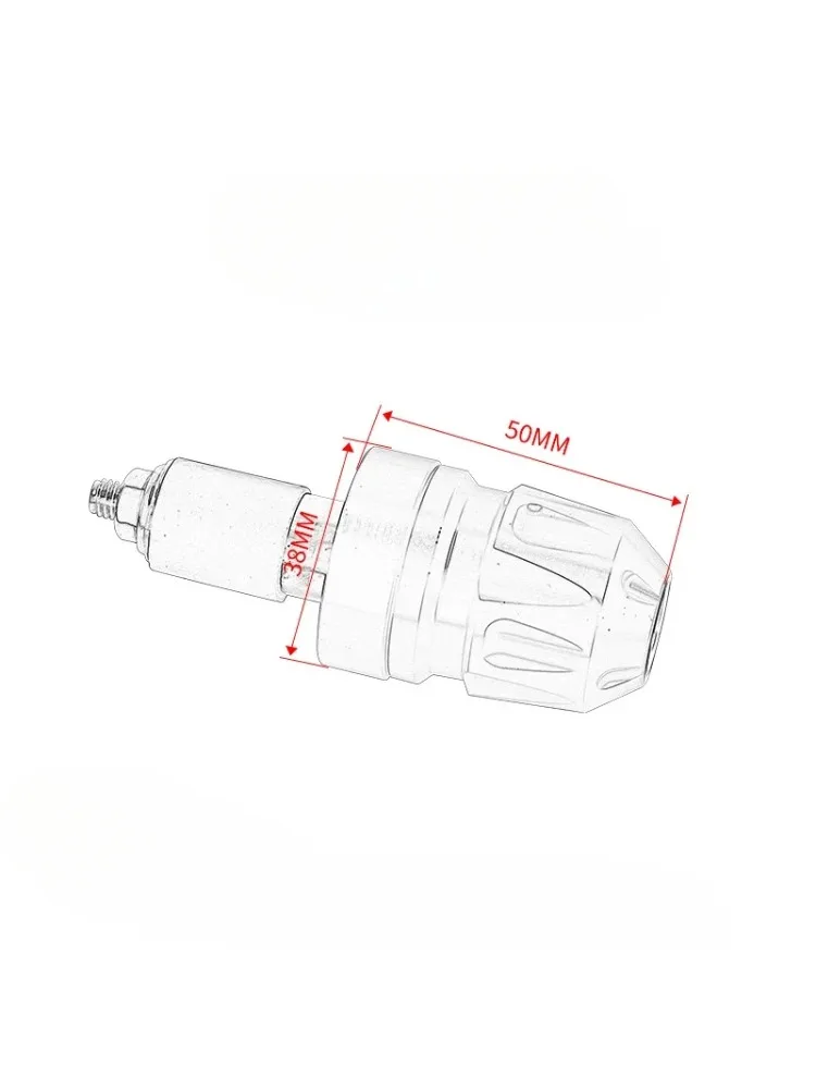 Фото Заглушка обтяжели на конце мотоцикла ​ Для KOVE 450RR 321RR-S 321RR 321R руль анти-падение балансировочный блок модификация аксессуары №4
