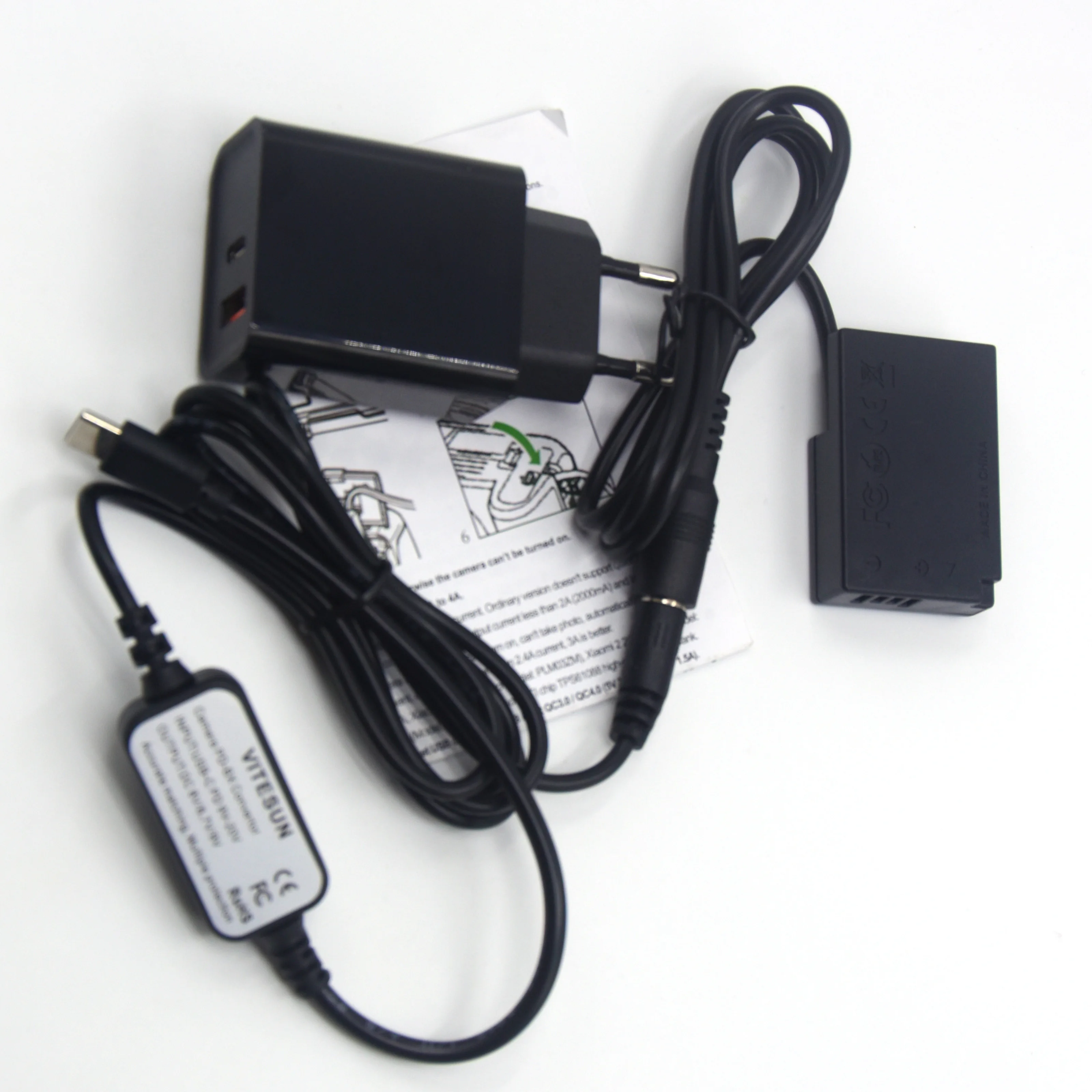 PD Зарядное устройство USB C DC Кабель DR-E18 Соединитель LP-E17 Фиктивный аккумулятор для камеры Canon EOS 750D Kiss X8i T7i T6i 760D T6S 77D 800D 200D (art.: 3920cbd804f78) - 3920cbd804f78