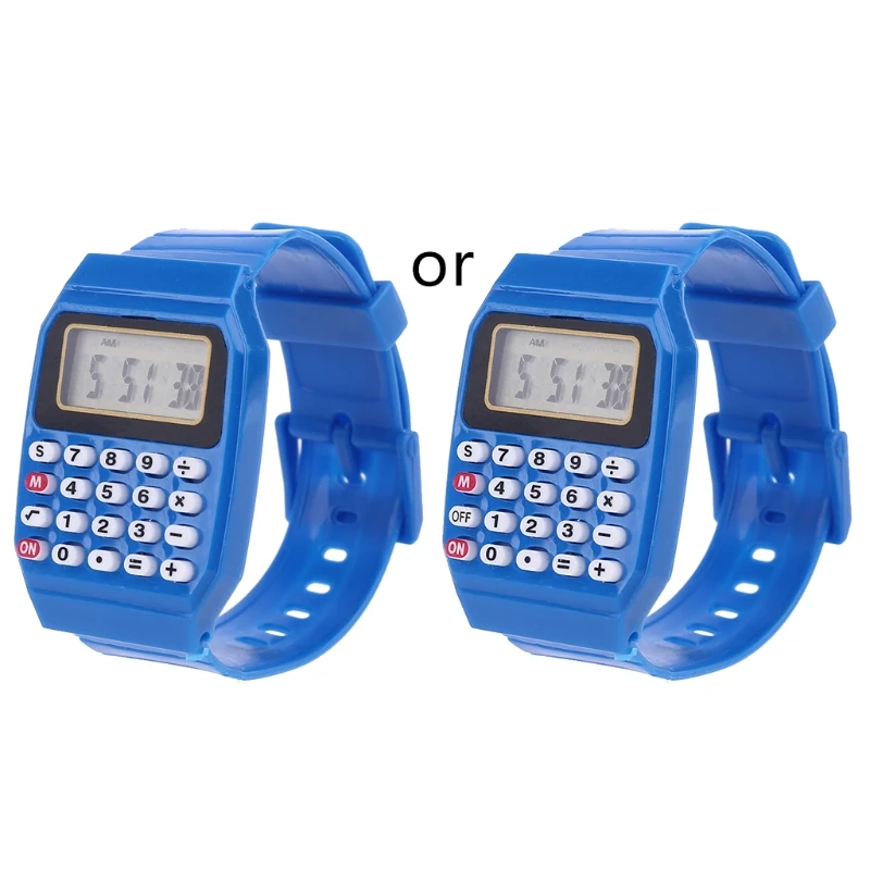 

Fad Children Silicone Date Multi-Purpose Kids Electronic Calculator Wrist Watch