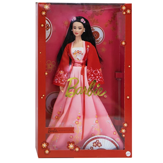 Оригинальная кукла Mattel Барби Hanfu Beauty | AliExpress