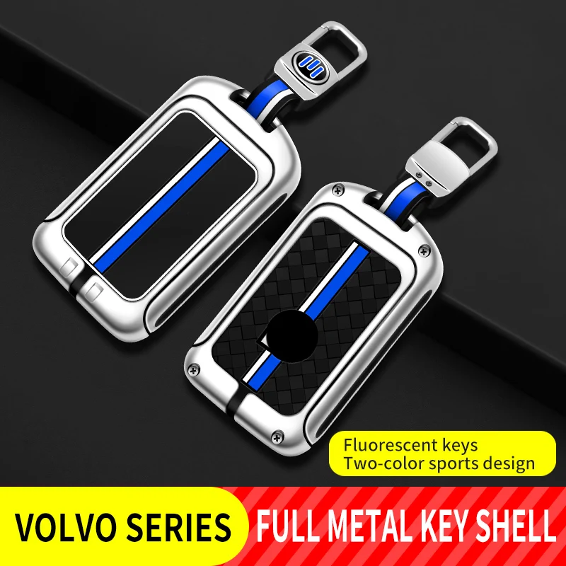 

Zinc Alloy Car Key Cover Case for Volvo XC40 XC60 S90 XC90 V90 2017 2018 T5 T6 2015 2016 T8 Keychain Car Remote Control Shell