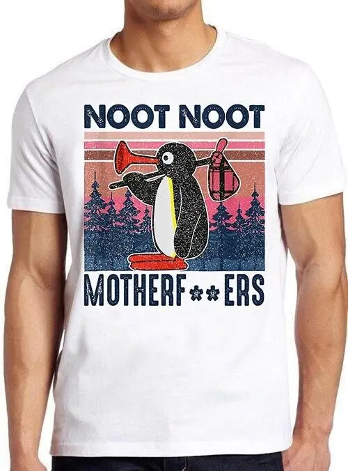 Angry Pingu Noot Motherf***ers Забавный фильм Музыка Мем Подарочная футболка