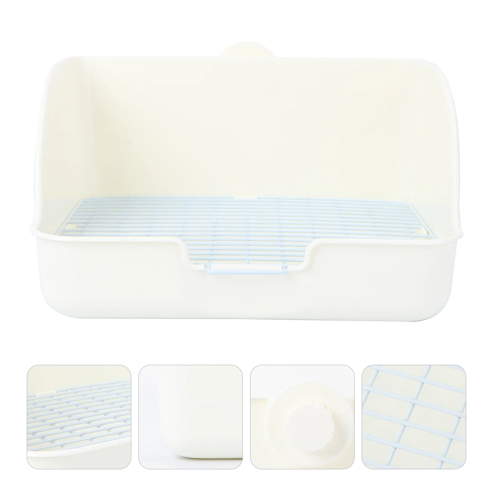 

Box Litter Toilet Rabbit Potty Pet Tray Bunny Guineatraining Trainer Cageanimal Ferret Cornerdog Indoor Hamster Pan Supplies