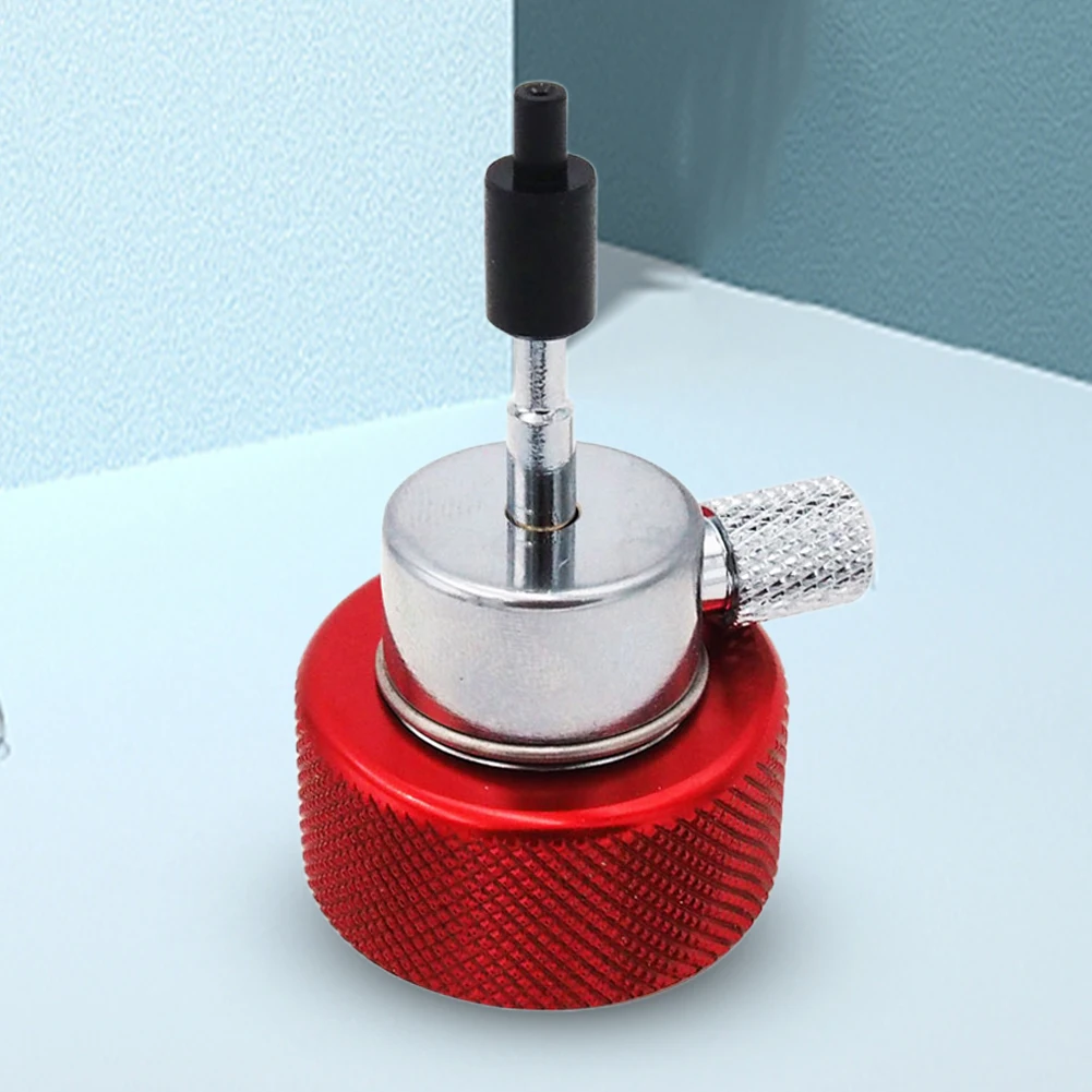 

Propane Filling Adapter with Silicone Oil Port LPG Gas Refill Adapter Metal for Threaded 7/16 Propane Gas Tank