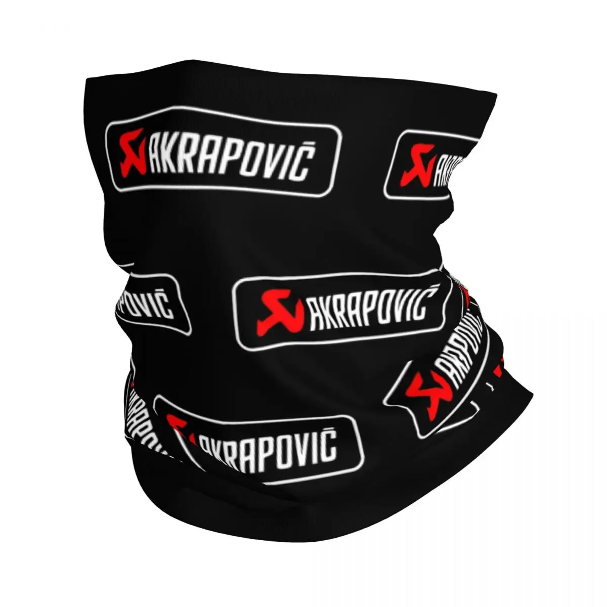 

Akrapovics Exhaust System Bandana Neck Gaiter Printed AKS Racing Wrap Scarf Warm Headband Fishing for Men Women Adult Washable