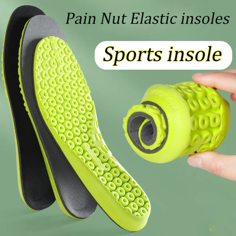 

Sports Running Insole Shock-Absorbing Soft Breathable Sweat-wicking Deodorant Shoe Inserts Anti-slip Men Women Orthotic Cushion