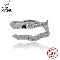 ssteel 925 silver rings womens minimalist designer matching promise squid open ring 2022 trend trendy accessories fine jewelry