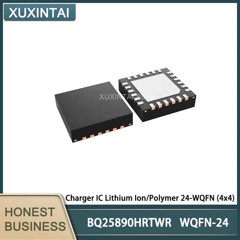 

10Pcs/Lot BQ25890HRTWR BQ25890 Charger IC Lithium Ion/Polymer 24-WQFN (4x4)