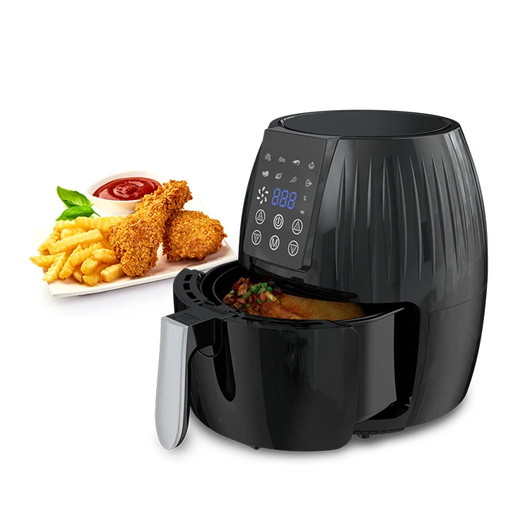 

High-power Small automatic 4.5L air fryer deep fryer with double baskets