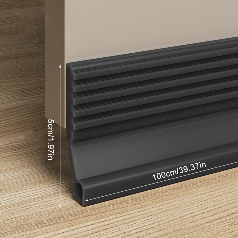 

1 М Водонепроницаемая Уплотнительная Лента Для Дверей, Материал ПЭТ, Изоляция Для Снижения Вибрации