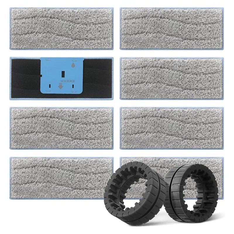 

Wet Mopping Pads Replacement Wheel Tires For Irobot Braava Jet M6 (6110) (6012) (6112) (6113) Ultimate Robot Mop