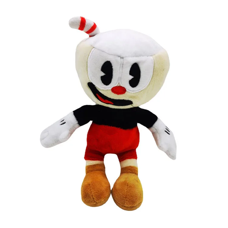25 см игра Cuphead плюшевая игрушка Mugman the Devil легендарные кубики мягкие игрушки кукла