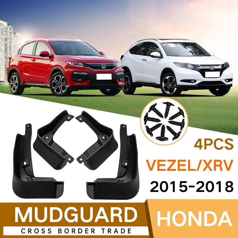 

Mud Flaps Honda Vezel XRV HRV 2015-2022 MudFlaps Front Rear Fender Car Accessories