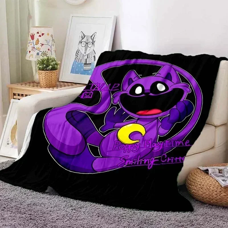 TU02 Детское одеяло с 3D принтом CATNAP DOGDAY рисунком улыбающихся животных ковер для