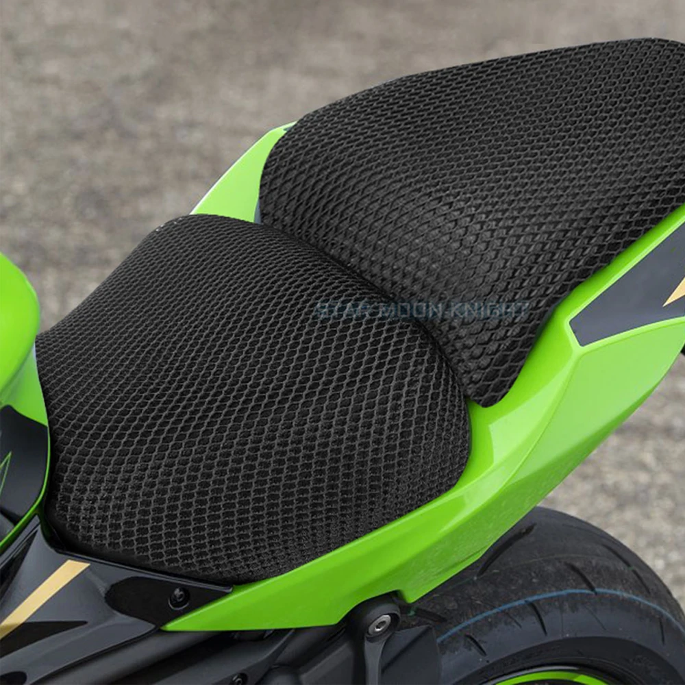 Чехол на сиденье мотоциклетный нескользящий из дышащей ткани для Kawasaki Ninja650 Ninja 650