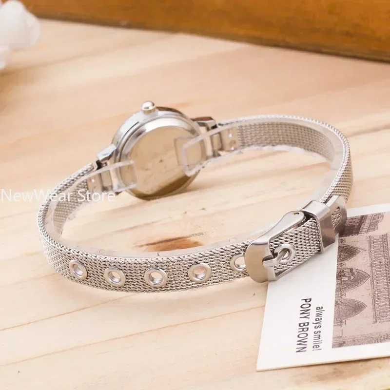 Часы наручные женские кварцевые роскошные повседневные с браслетом из