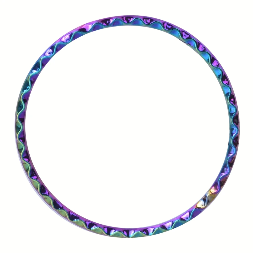 

3pcs/Lot Fashion Rainbow Color Ring Charms Zinc Alloy Pendant For Necklace Earrings Bracelet Jewelry Making Diy Accessories